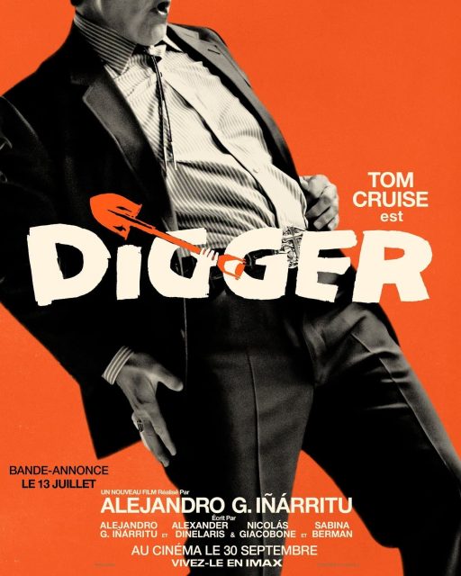 Digger. 8 Affiche Poster de Digger avec Tom Cruise 2026