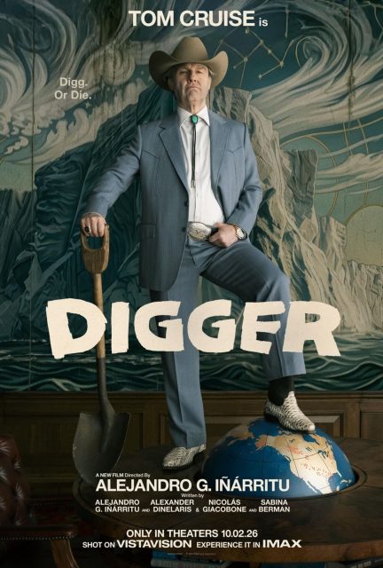 Digger. 11 Affiche Poster de Digger avec Tom Cruise 2026