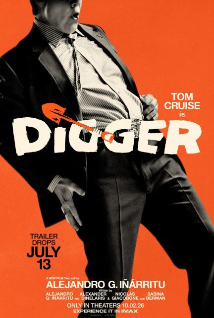 Digger. 12 Affiche Poster de Digger avec Tom Cruise 2026