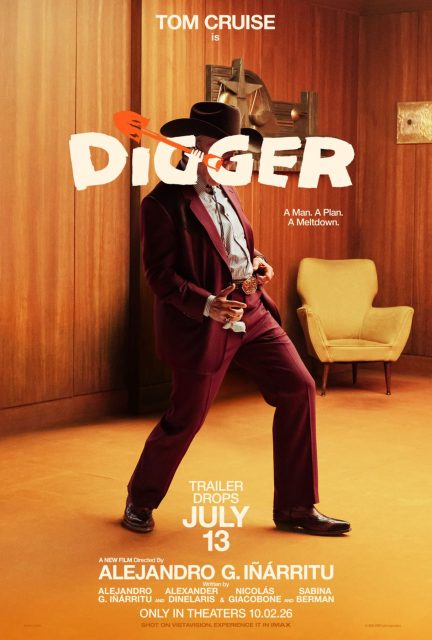 Digger. 13 Affiche Poster de Digger avec Tom Cruise 2026