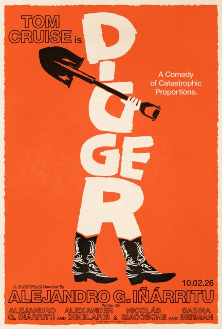 Digger. 14 Affiche Poster de Digger avec Tom Cruise 2026