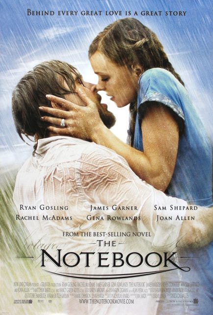 N'oublie jamais. 9 Affiche Poster de N'oublie jamais The Notebook avec Ryan Gosling et Rachel McAdams 2004