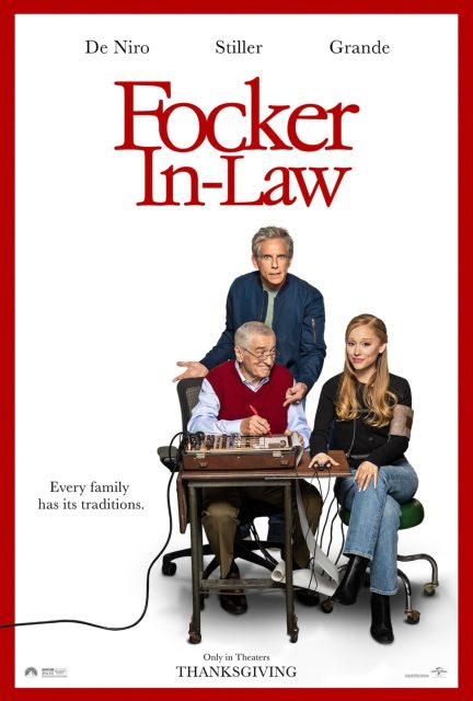 Mon beau-père, ma belle-fille et moi. 14 Affiche Poster de Mon beau-père ma belle-fille et moi Focker In-Law avec Robert De Niro Ben Stiller et Ariana Grande 2026