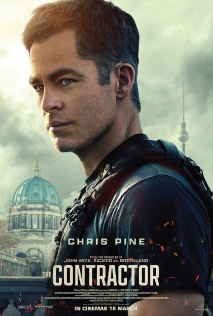 The contractor. 9 Affiche Poster de The contractor avec Chris Pine et Ben Foster 2022