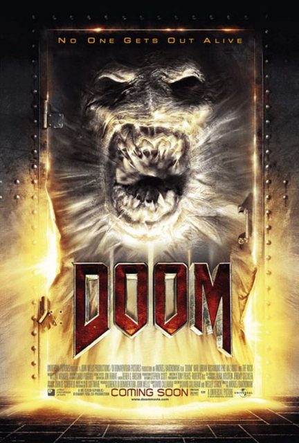 Doom. 9 Affiche Poster de Doom avec Karl Urban Dwayne Johnson et Rosamund Pike 2005