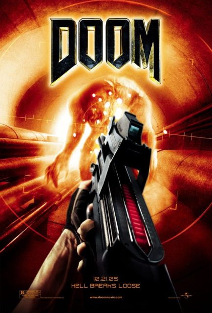 Doom. 10 Affiche Poster de Doom avec Karl Urban Dwayne Johnson et Rosamund Pike 2005