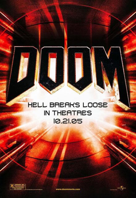 Doom. 11 Affiche Poster de Doom avec Karl Urban Dwayne Johnson et Rosamund Pike 2005