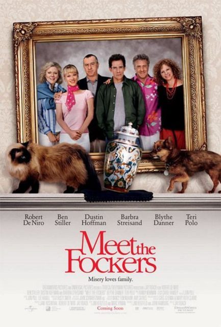 Mon beau-père, mes parents et moi. 10 Affiche Poster de Mon beau-père mes parents et moi Meet the Fockers avec Ben Stiller Robert De Niro et Dustin Hoffman 2004