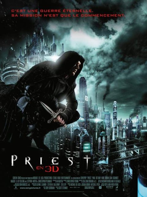 Priest. 8 Affiche Poster de Priest avec Paul Bettany Cam Gigandet et Maggie Q 2011