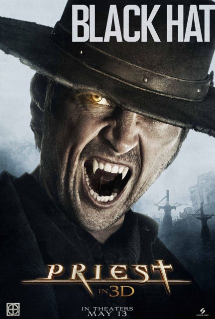 Priest. 13 Affiche Poster de Priest avec Paul Bettany Cam Gigandet et Maggie Q 2011