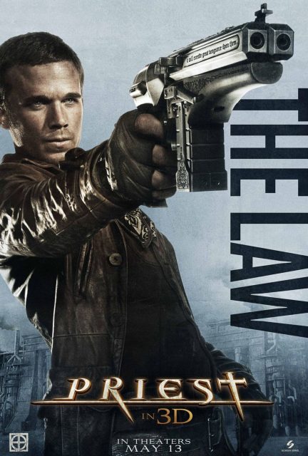 Priest. 15 Affiche Poster de Priest avec Paul Bettany Cam Gigandet et Maggie Q 2011