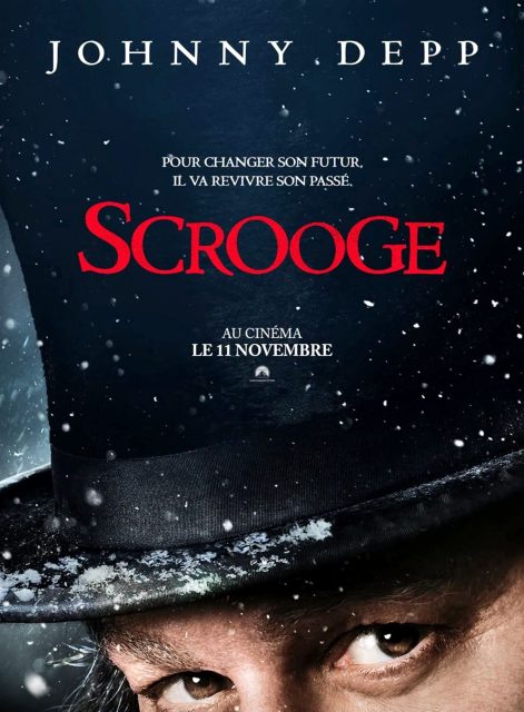 Scrooge. 10 Affiche Poster de Scrooge Ebenezer avec Johnny Depp 2026
