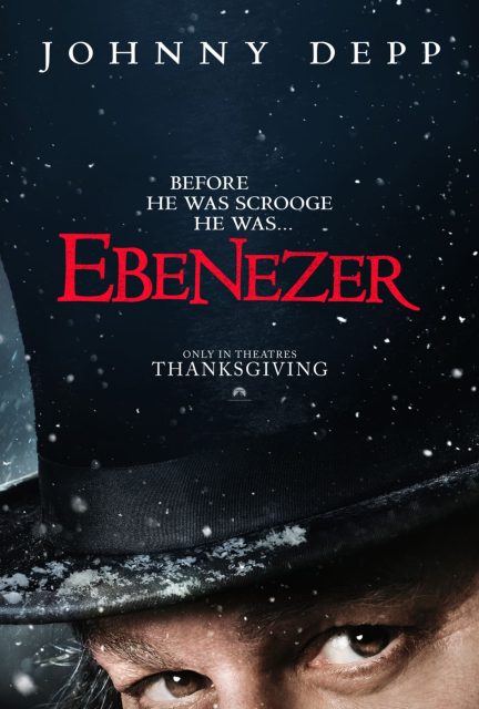 Scrooge. 11 Affiche Poster de Scrooge Ebenezer avec Johnny Depp 2026