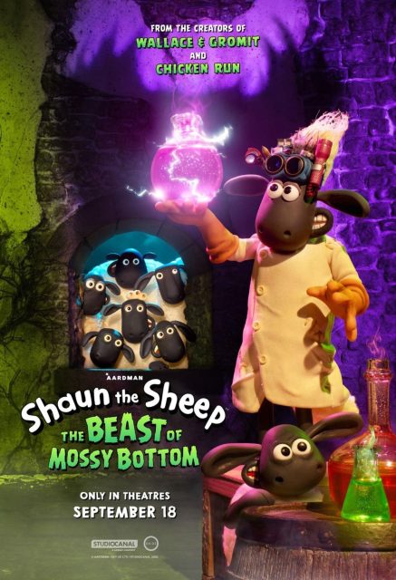 Shaun le mouton : La Bêêête d'Halloween. 9 Affiche Poster de Shaun le mouton : La Bêêête d'Halloween Sheep: The Beast of Mossy Bottom 2026