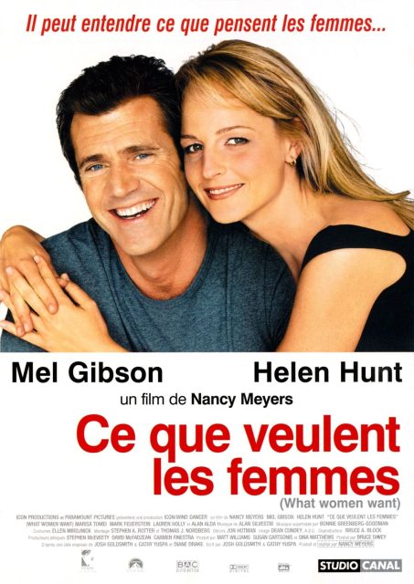 Ce que veulent les femmes. 11 Affiche Poster de Ce que veulent les femmes What Women Want avec Mel Gibson et Helen Hunt 2000