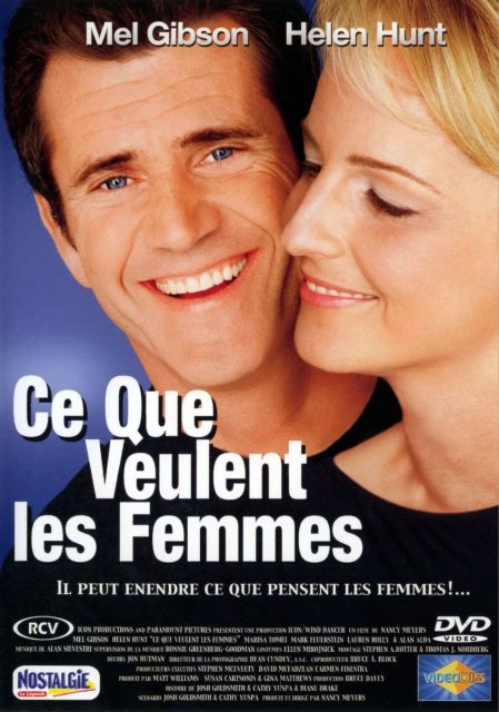 Ce que veulent les femmes. 12 Affiche Poster de Ce que veulent les femmes What Women Want avec Mel Gibson et Helen Hunt 2000