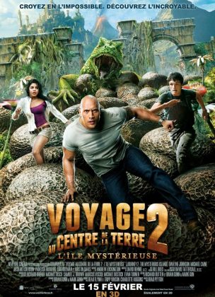 Voyage au centre de la Terre 2 : l&rsquo;île mystérieuse.