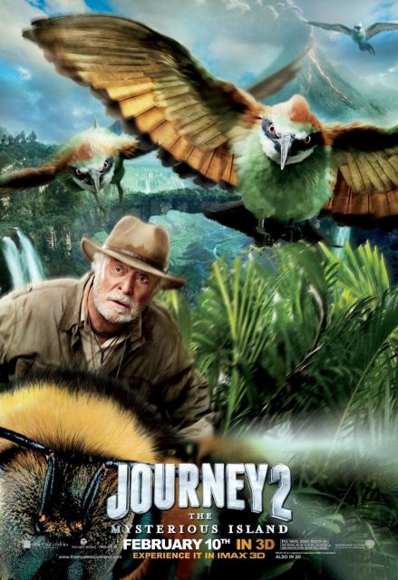 Voyage au centre de la Terre 2 : l'île mystérieuse. 13 Affiche Poster de Voyage au centre de la Terre 2 : l'île mystérieuse Journey 2: The Mysterious Island avec Dwayne Johnson Josh Hutcherson et Vanessa Hudgens 2012