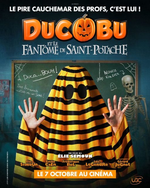Ducobu et le fantôme de Saint-Potache. 8 Affiche Poster de Ducobu et le fantôme de Saint-Potache avec Charlie Garnier Naslin Élie Semoun et Émilie Caen 2026
