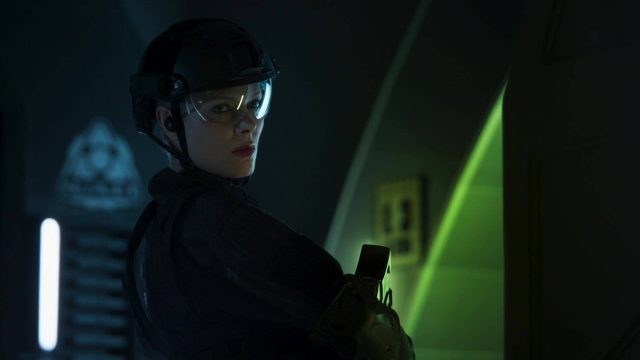 Doom : Annihilation. 9 Amy Manson Dominic Mafham et Luke Allen-Gale dans Doom : Annihilation 2019