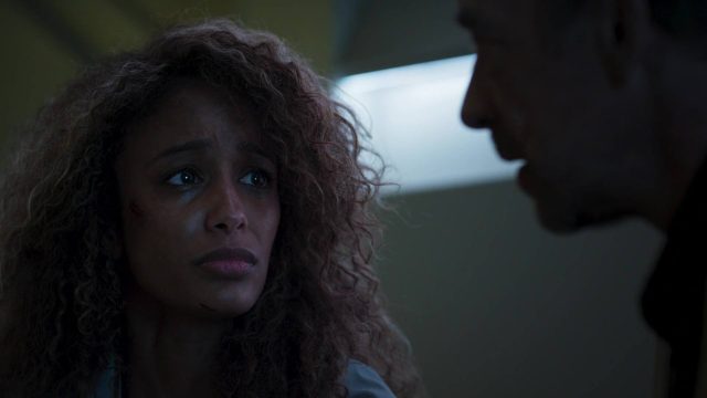 Doom : Annihilation. 19 Amy Manson Dominic Mafham et Luke Allen-Gale dans Doom : Annihilation 2019