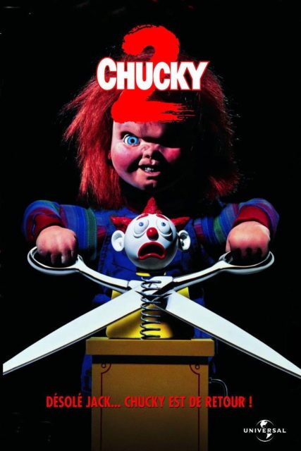 Chucky, la poupée de sang. 12 Affiche Poster de Chucky la poupée de sang Child's Play 2 avec Alex Vincent et Christine Elise 1990