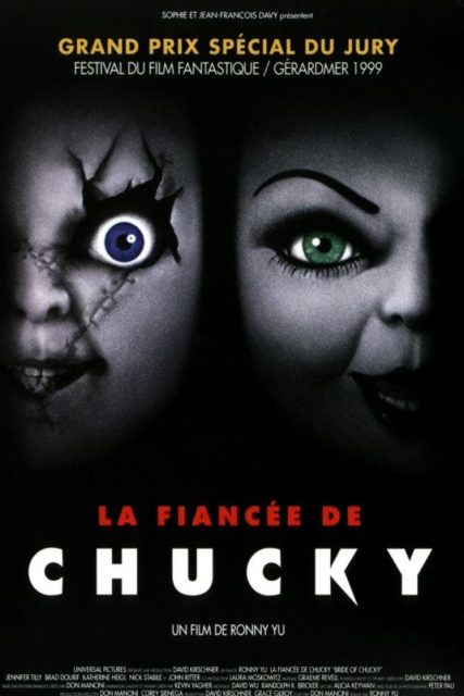 La fiancée de Chucky. 11 Affiche Poster de La fiancée de Chucky Bride avec Jennifer Tilly Katherine Heigl et Nick Stabile 1998