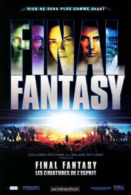 Final Fantasy : les créatures de l'esprit. 12 Affiche Poster de Final Fantasy les créatures de l'esprit The Spirits Within 2001