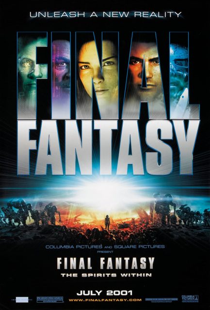 Final Fantasy : les créatures de l'esprit. 13 Affiche Poster de Final Fantasy les créatures de l'esprit The Spirits Within 2001