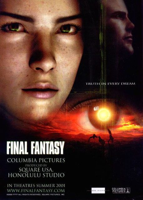 Final Fantasy : les créatures de l'esprit. 14 Affiche Poster de Final Fantasy les créatures de l'esprit The Spirits Within 2001