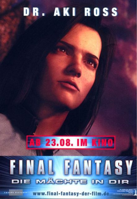 Final Fantasy : les créatures de l'esprit. 16 Affiche Poster de Final Fantasy les créatures de l'esprit The Spirits Within 2001