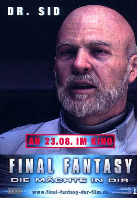 Final Fantasy : les créatures de l'esprit. 17 Affiche Poster de Final Fantasy les créatures de l'esprit The Spirits Within 2001