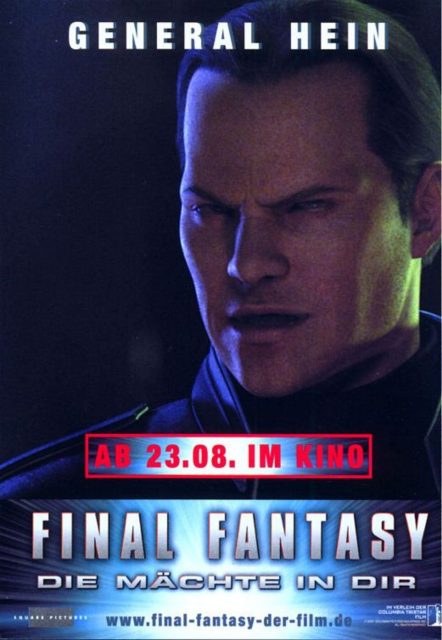 Final Fantasy : les créatures de l'esprit. 18 Affiche Poster de Final Fantasy les créatures de l'esprit The Spirits Within 2001