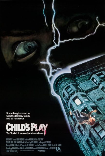Jeu d'enfant. 10 Affiche Poster de Jeu d'enfant Child's Play avec Alex Vincent Chris Sarandon et Catherine Hicks 1988