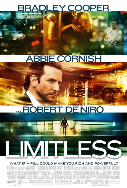Limitless. 12 Affiche Poster de Limitless avec Bradley Cooper 2011