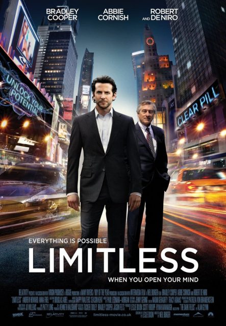 Limitless. 13 Affiche Poster de Limitless avec Bradley Cooper 2011