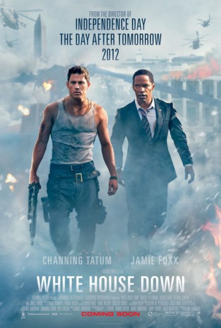 White House Down. 18 Affiche Poster de White House Down avec Channing Tatum Jamie Foxx et Maggie Gyllenhaal 2013