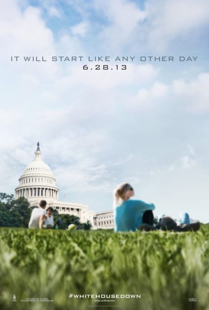 White House Down. 22 Affiche Poster de White House Down avec Channing Tatum Jamie Foxx et Maggie Gyllenhaal 2013
