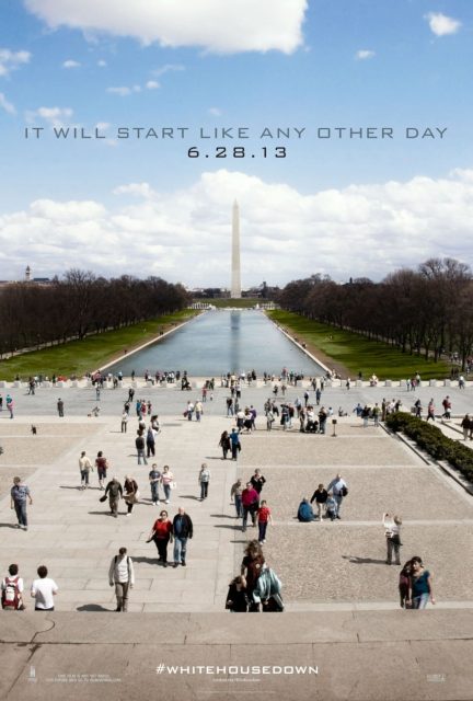 White House Down. 23 Affiche Poster de White House Down avec Channing Tatum Jamie Foxx et Maggie Gyllenhaal 2013
