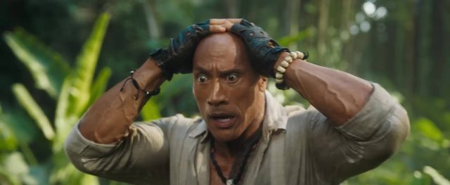 Jumanji : bienvenue dans notre monde. 12 Dwayne Johnson Karen Gillan et Jack Black dans Jumanji : bienvenue dans notre monde Open World 2026