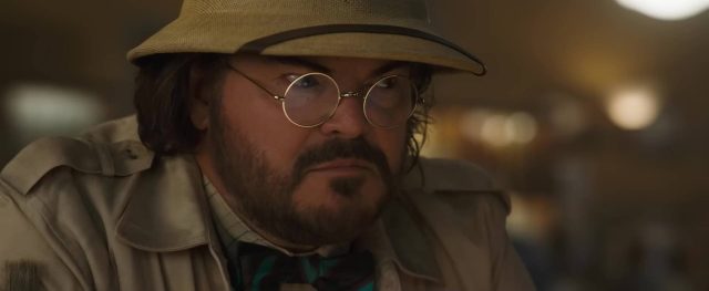 Jumanji : bienvenue dans notre monde. 14 Dwayne Johnson Karen Gillan et Jack Black dans Jumanji : bienvenue dans notre monde Open World 2026