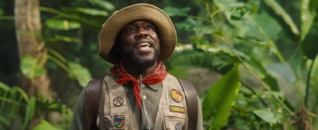Jumanji : bienvenue dans notre monde. 23 Dwayne Johnson Karen Gillan et Jack Black dans Jumanji : bienvenue dans notre monde Open World 2026