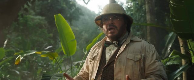 Jumanji : bienvenue dans notre monde. 25 Dwayne Johnson Karen Gillan et Jack Black dans Jumanji : bienvenue dans notre monde Open World 2026