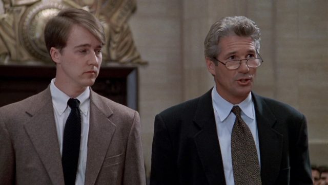 Peur primale. 16 Richard Gere Laura Linney et Edward Norton dans Peur primale Fear 1996